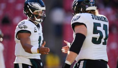 What will Eagles do if Cam Jurgens can’t play against Giants?