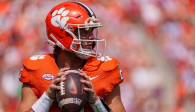 Clemson QB Cade Klubnik listed as questionable for Tigers’ matchup with SMU