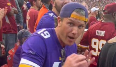 U.S. Secretary Of War Caught In The Act: Someone Filmed Pete Hegseth Performing Popular Dance In The Stands At Vikings Game [VIDEO]