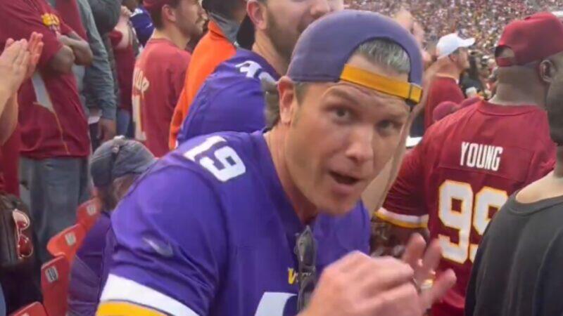 U.S. Secretary Of War Caught In The Act: Someone Filmed Pete Hegseth Performing Popular Dance In The Stands At Vikings Game [VIDEO]