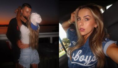 Jake Ferguson’s Fiancée Haley Cavinder Sends Hyped Up 2-Word Message As Cowboys Take On Panthers in Week 6
