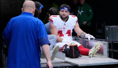 Cam Skattebo has 'long road' after emergency ankle surgery is a success