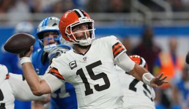 Bengals acquire Joe Flacco from the Browns in a trade that also involves draft picks