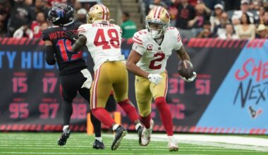 49ers Notebook: Slow start dooms 49ers against Texans; Lenoir explains INT mistake; Time to regroup