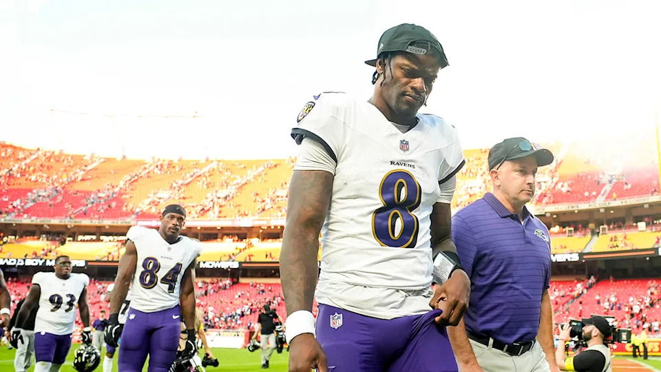 Baltimore Ravens QB Lamar Jackson (8).Jay Biggerstaff-Imagn Images