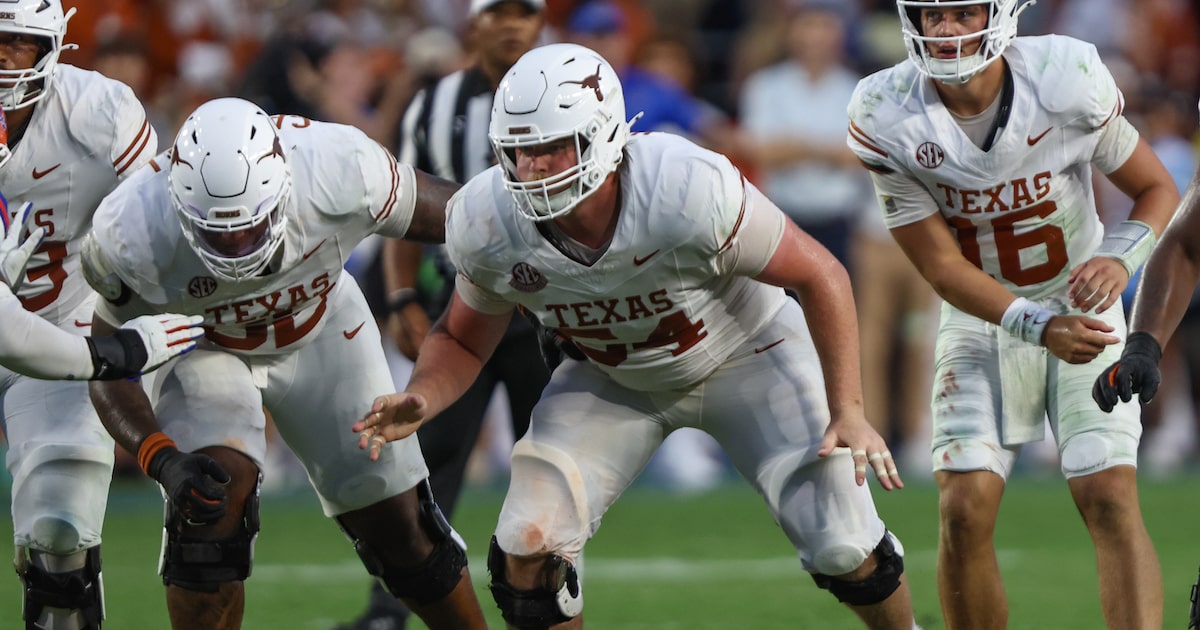 Texas’ offensive line looks to bounce back from early struggles as Oklahoma looms