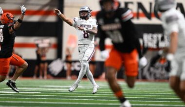 Grizzlies survive shootout in Pocatello, triumph 42-38 over the Bengals | Montana Grizzlies