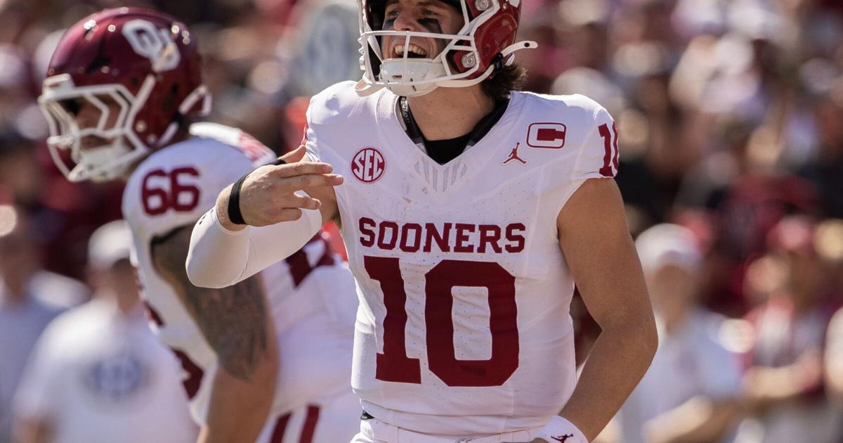 OU football QB John Mateer confident in thumb recovery | Sports