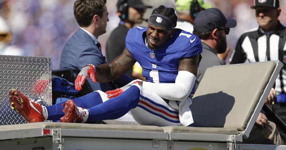 Giants receiver Malik Nabers undergoes surgery to repair a torn ACL | NFL