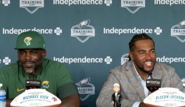 DeSean Jackson gets the better of Michael Vick as rookie HBCU coaches, former Eagles meet in Philly | NFL