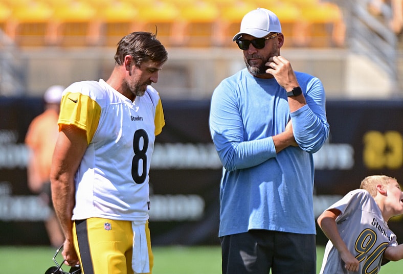 Pittsburgh Steelers QB Aaron Rodgers Ben Roethlisberger