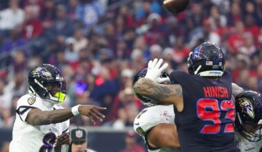 No Lamar Jackson at practice? No change for Texans' practice plans