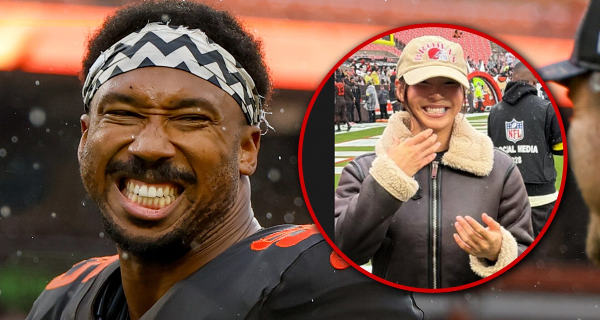 Chloe Kim Rocks Browns Gear, Supports Myles Garrett In Win Over Dolphins