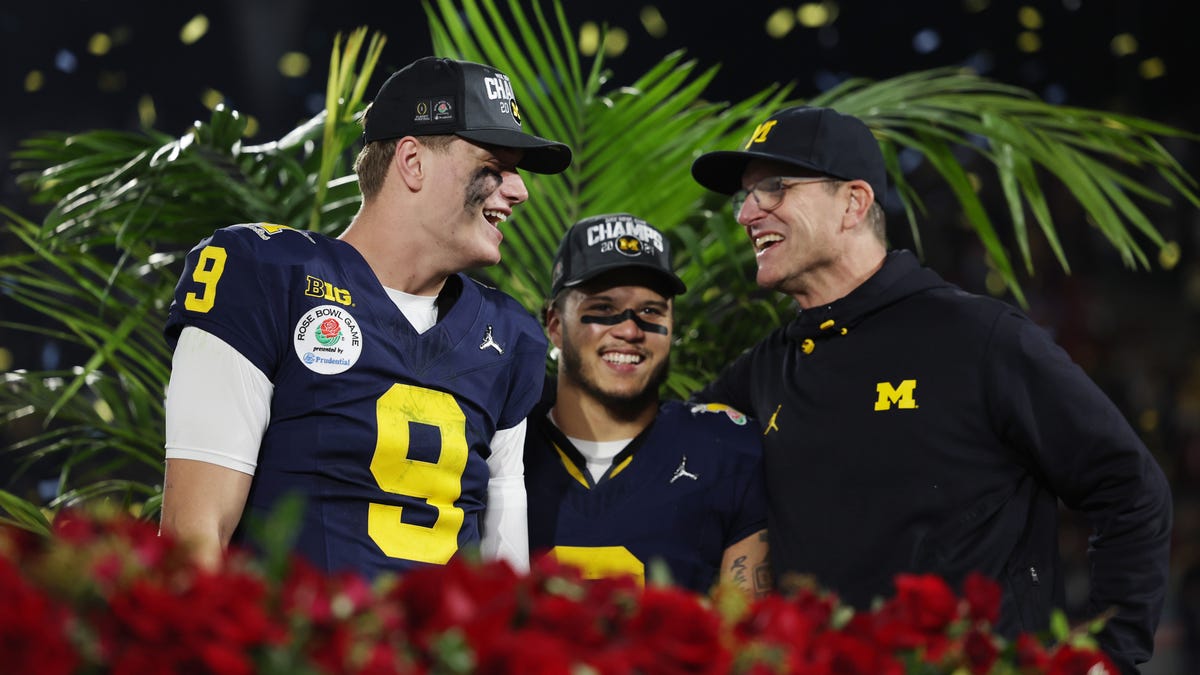 Former Michigan duo J.J. McCarthy, Jim Harbaugh reunite in NFL