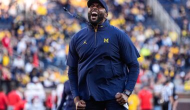 Do Michigan, Wisconsin play for a trophy in college football?