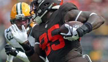 David Njoku injury update, status vs. Vikings in Week 5