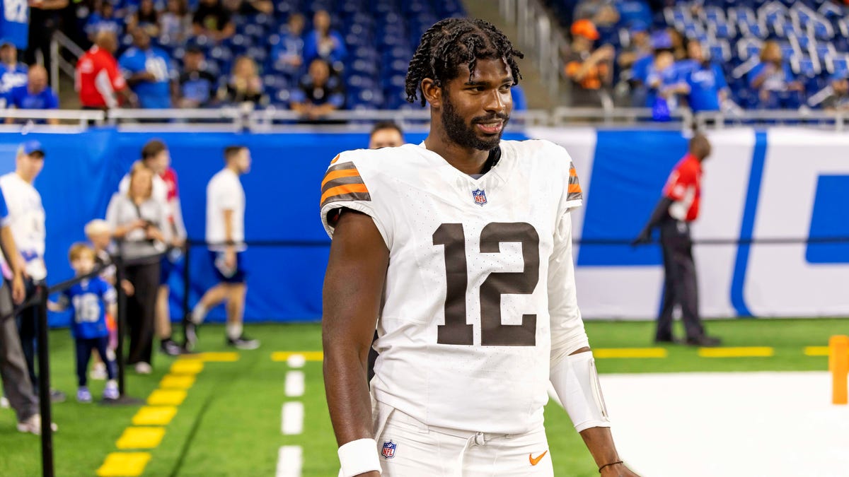 Shedeur Sanders will be Browns' No. 2 QB vs. Steelers