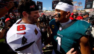 Who will each Sooners former starting QB face in the NFL this week?