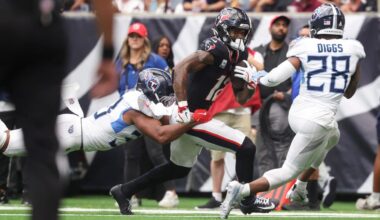 Texans open Week 7 as slight road underdogs vs. Seahawks