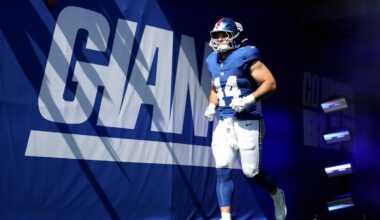 New York Giants' Skattebo drenches Dart with Nickelodeon slime award