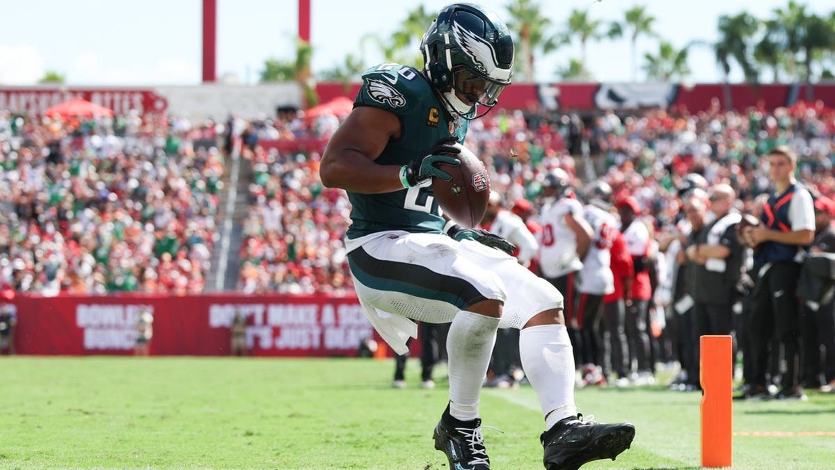 Saquon Barkley player props odds, tips and betting trends for Week 5