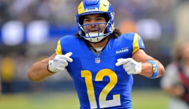 Can Puka Nacua break the NFL receiving record? What the numbers say