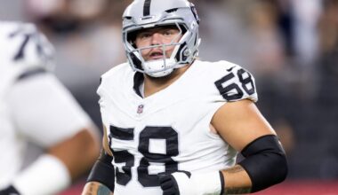 Steelers linked to trade for Raiders' Jackson Powers-Johnson, per PFF