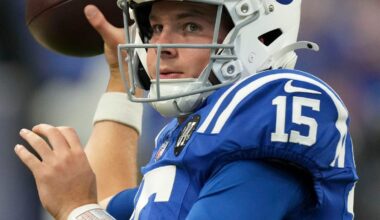 Indianapolis Colts Daniel Jones has had an influence on rookie Riley Leonard