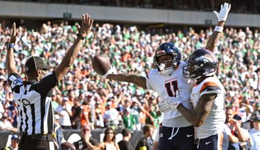 Broncos earn statement win in upset of defending champion Eagles