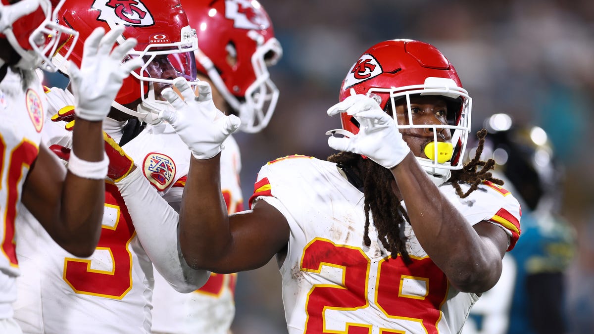 Status update, news report for Chiefs RB