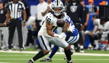 Jakobi Meyers injury update, status vs. Jaguars in Week 9