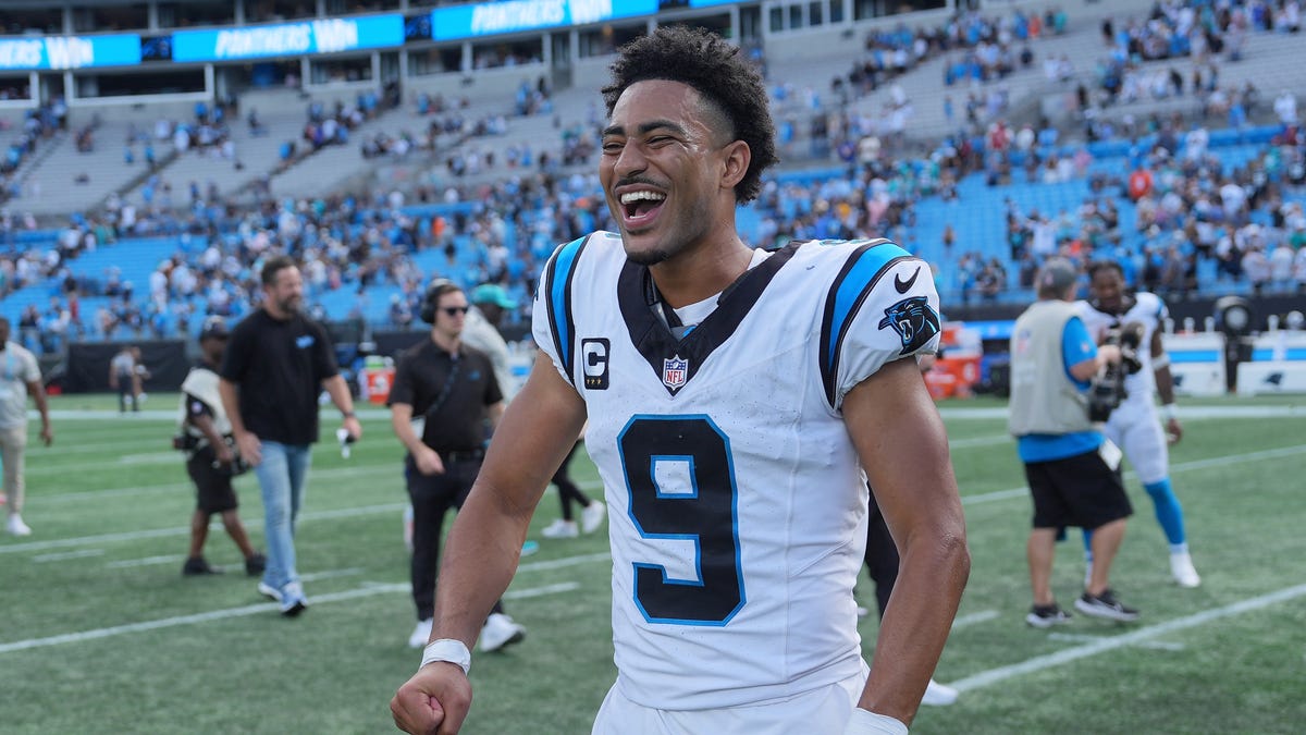 Panthers QB Bryce Young mic'd up in wild Week 5 comeback win
