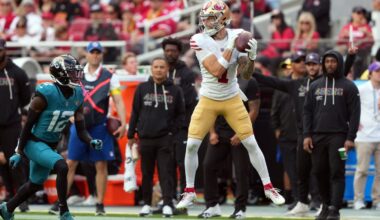 WR Ricky Pearsall not on track to play Week 6