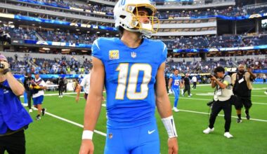 Justin Herbert player props and odds