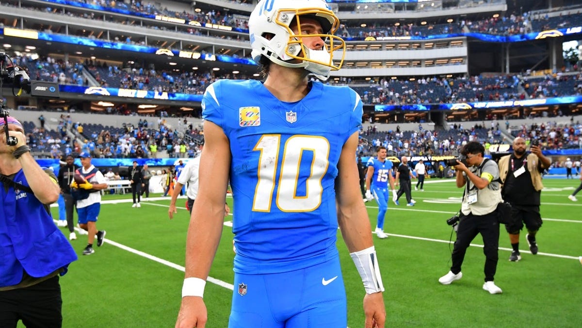 Justin Herbert player props and odds