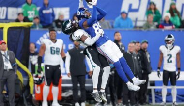 Giants again call on Lil'Jordan Humphrey with Darius Slayton ailing