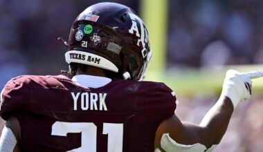 Texas A&M Aggies LB Taurean York