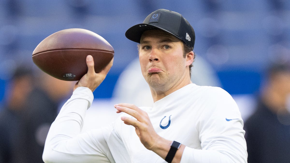 Riley Leonard will be Colts' backup QB to Daniel Jones on Sunday