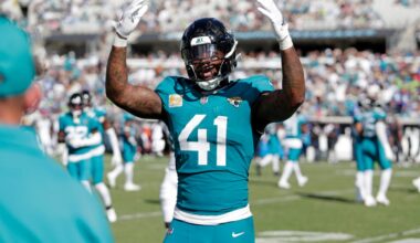 Which Jaguars players lead the team in these key stat categories?