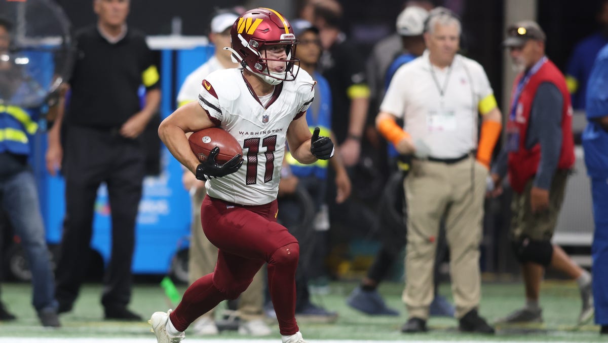 Is Commanders WR Luke McCaffrey related to 49ers' Christian McCaffrey?