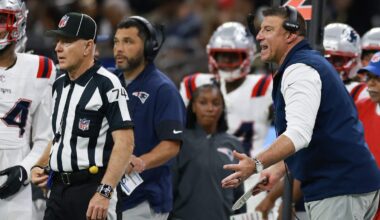 Patriots coach Mike Vrabel criticizes 'comical' NFL officiating