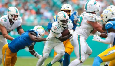 Hassan Haskins player props odds, tips and betting trends for Week 7