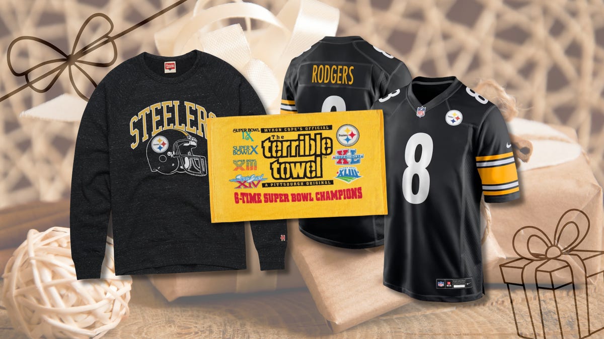 Steelers 2025 holiday gift guide, shop Steelers jerseys, gear, more