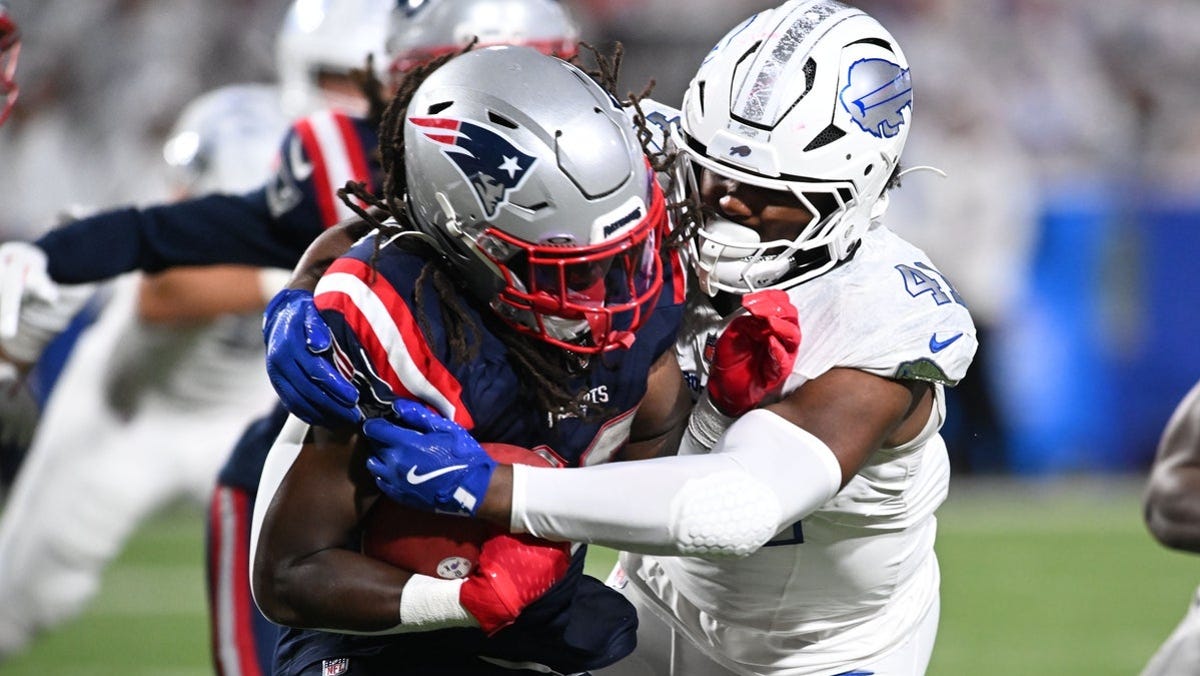 Patriots vs. Titans spread, line, over/under