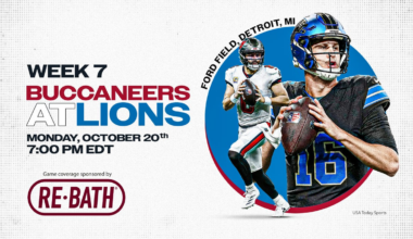 Lions rule out 4 vs Bucs, will play without entire starting secondary