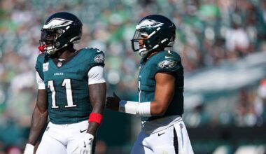 Seven stats to know when the Eagles face the Vikings in Week 7