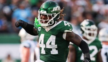 Jets linebacker Jamien Sherwood benched vs Bengals in NFL Week 8