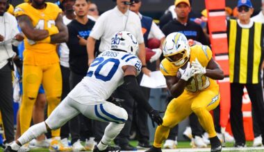 Kimani Vidal player props odds, tips and betting trends for Week 8