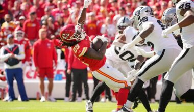 Kareem Hunt injury update, status vs. Commanders in Week 8