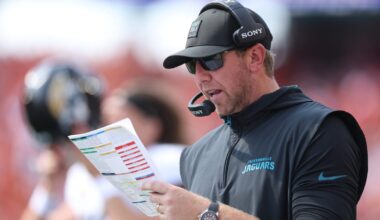 Jacksonville Jaguars post team meeting video after loss to Rams